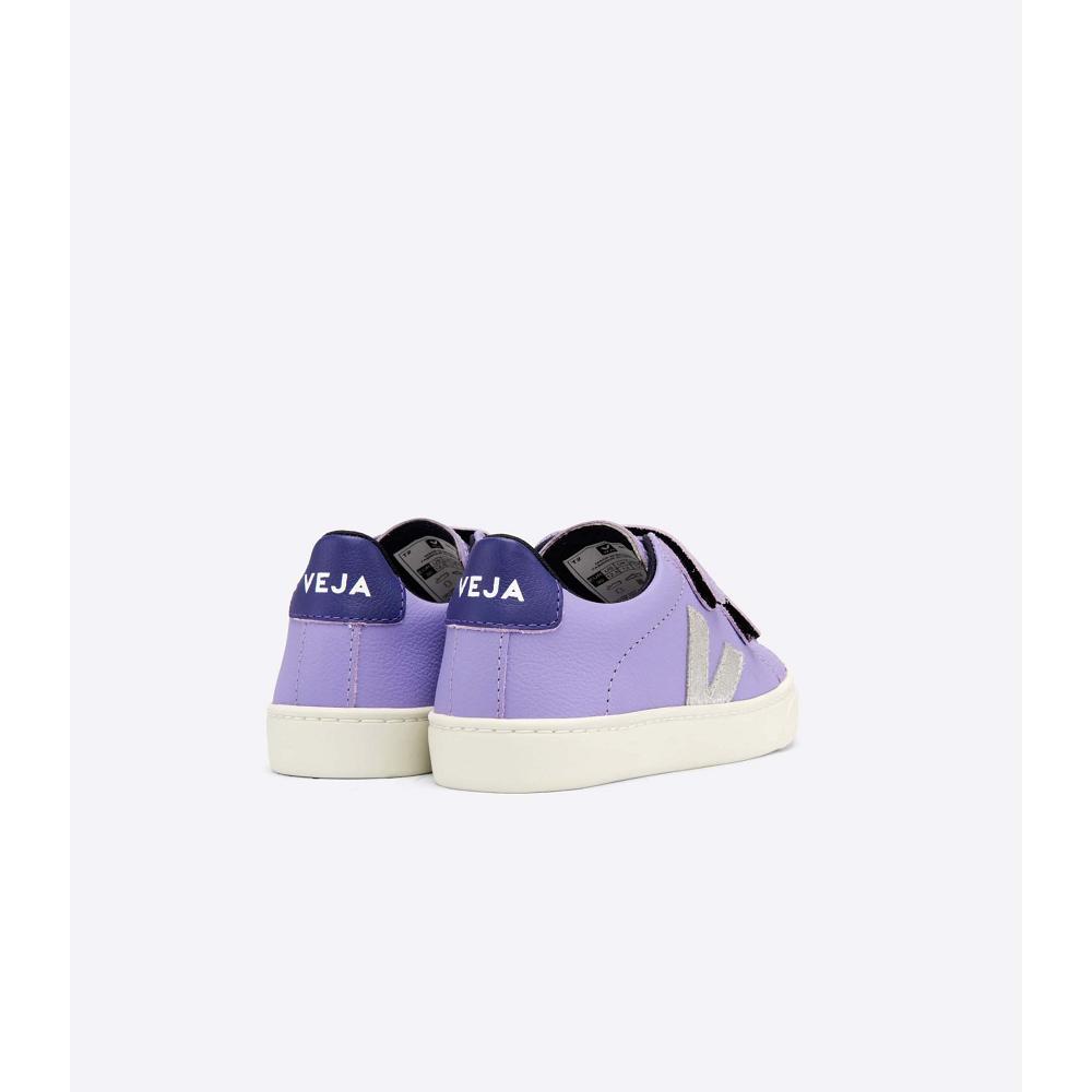 Kids' Veja ESPLAR CHROMEFREE Shoes Purple | ZA 722LIS